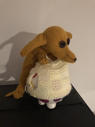 Dachshund tea cosy