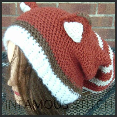 Red Panda Slouchy Hat