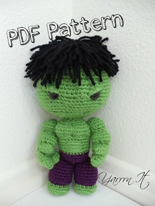 Hulk Sackboy Amigurumi