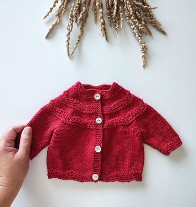Gartinette Baby Cardigan | Preemie - 24 months.
