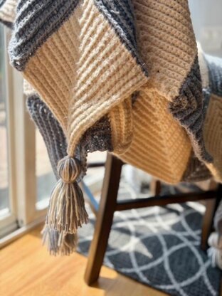 Twilight Chess Checkered Blanket