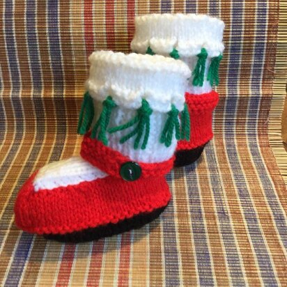 1st Christmas Bootie