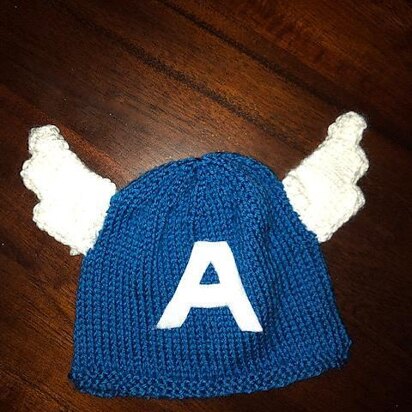 Oliver's Captain America Hat