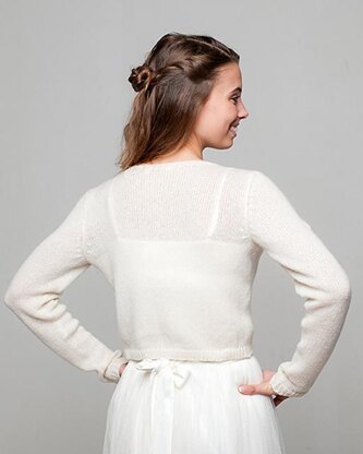 Knit cardigan with knots