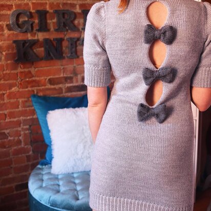 "Put a Bow on It" Dress - knitting pattern