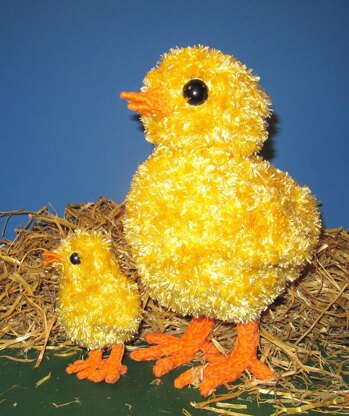 Big Chick Little Chick Easter knitting pattern