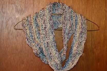 Scalloped Rails Infinity Scarf