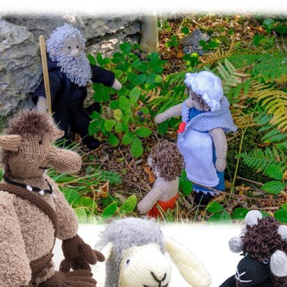 Knit a Story about Nibit's Adventures - sheep troll