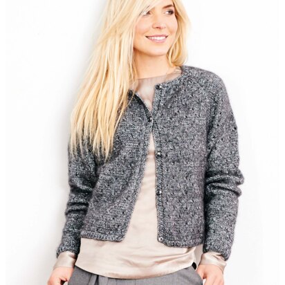 Cardigan in Rico Luxury Magic Mohair - 629 - Downloadable PDF