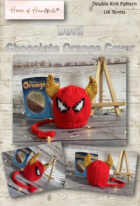 Devil Chocolate Orange Cover Knitting Pattern