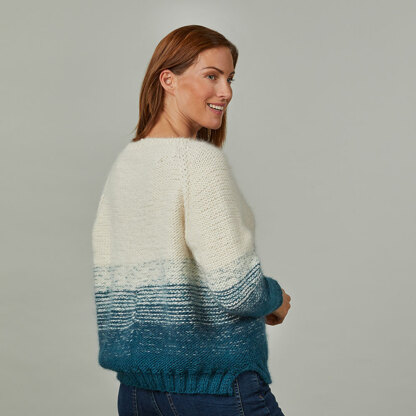 #1380 Lumia - Sweater Knitting Pattern for Women in Valley Yarns Southampton & Berkshire Bulky