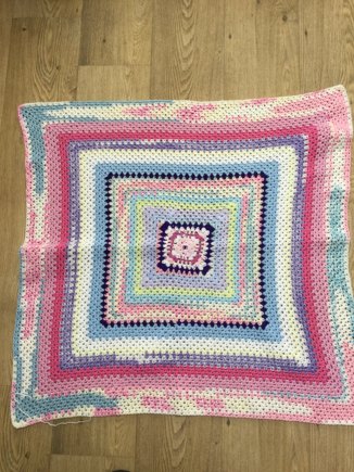 Crochet girls blanket #4