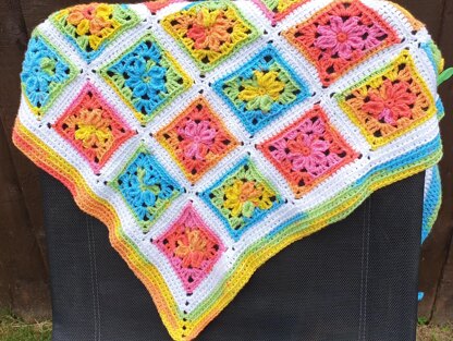 Starburst Granny Square Throw (US)