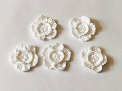 3D flower pattern