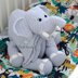Cuddle and Play Elephant Baby Blanket Crochet Pattern