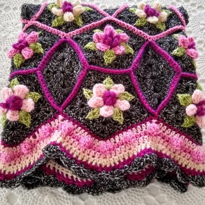 Cherry Blossom Afghan