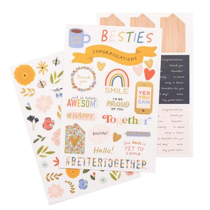 American Crafts Jen Handfield - Reaching out Sticker Book