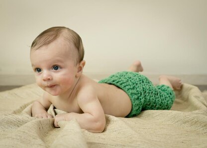 Diagonal Spike Stitch Baby Pants