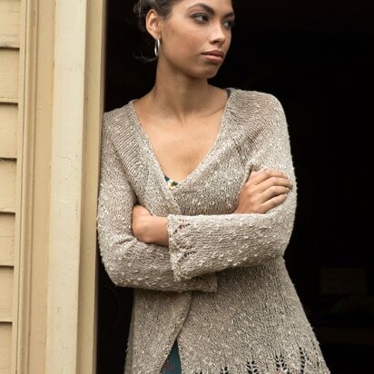 Freer Cardigan in Berroco Quinoa - 395-5 - Downloadable PDF