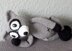 Crochet pattern Patrick the raccoon