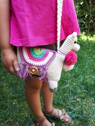 Crochet cheap llama purse