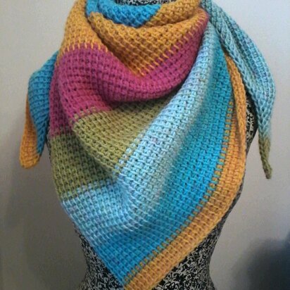 Easy Breezy Triangle Scarf