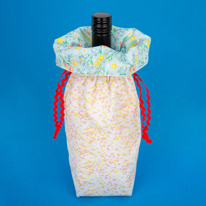 LoveCrafts Spring Garden Bottle Gift Bag -  Downloadable PDF