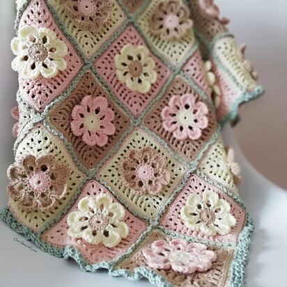 Petals and Ruffles Blanket