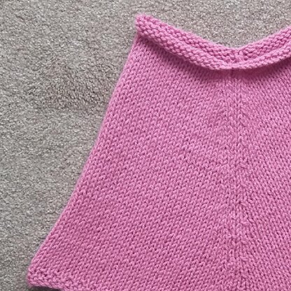 Pale Rose Poncho