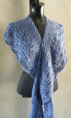 #129 Dreamy Ruffled Alpaca Scarf