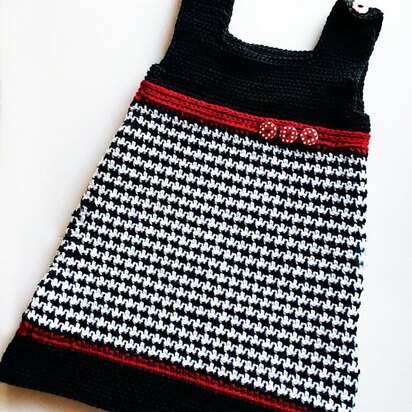 Houndstooth Jumper Dress