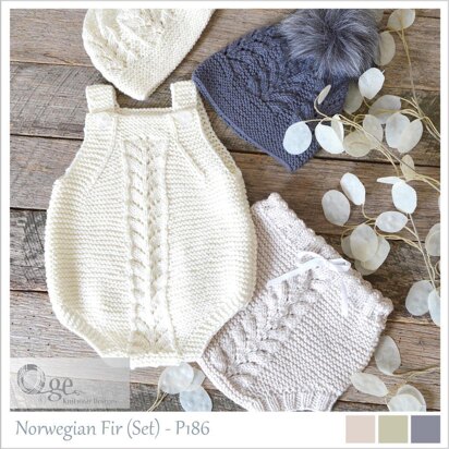 OGE Knitwear Designs P186 Norwegian Fir Set PDF