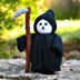 Halloween Grim Reaper Doll Knitting Pattern - Toy Knitting Pattern