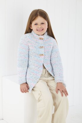 Jacket and Sweater in King Cole Fruitilicious - P6239 - Leaflet