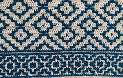 Calliope Mosaic Crochet Blanket