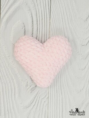 Heart Pink Plush