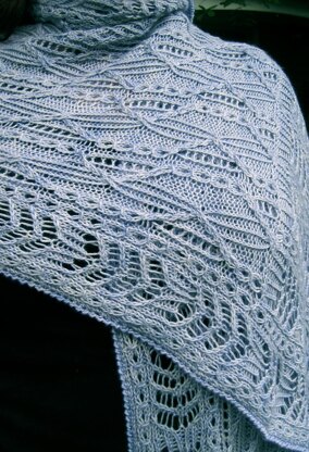 Ena Cable Lace Shawl