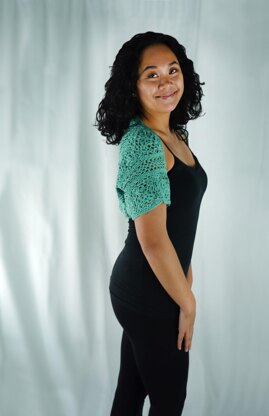 Del Rio Shrug in Cascade Yarns Noble Cotton - DK667 - Downloadable PDF