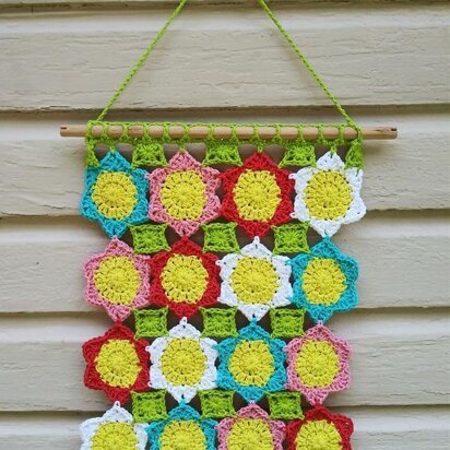 Lily's Floral Wall Hanging