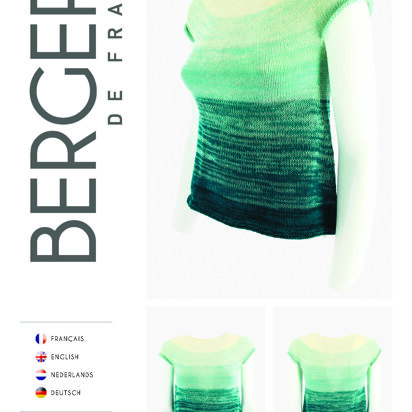 Top Down Tunic in Bergere de France Unic - Downloadable PDF