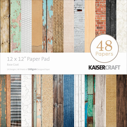 Kaisercraft Paper Pad 12"X12" 48/Pkg - Base Coat