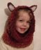 Foxy Fox Snood Hood with Ears