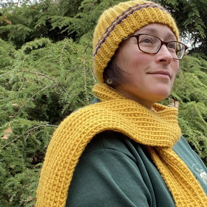 Farrow-Rib Scarf - knitting pattern