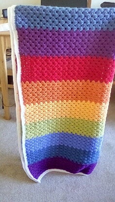 Rainbow blanket