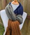 Wide Colorblock Scarf