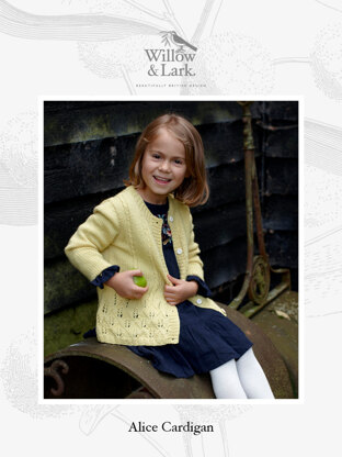 Alice Cardigan in Willow & Lark Nest - Downloadable PDF