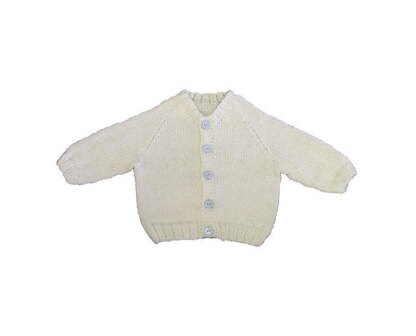 All Buttoned Up No Sew Raglan Cardigan