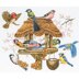 Anchor Bird Table Cross Stitch Kit