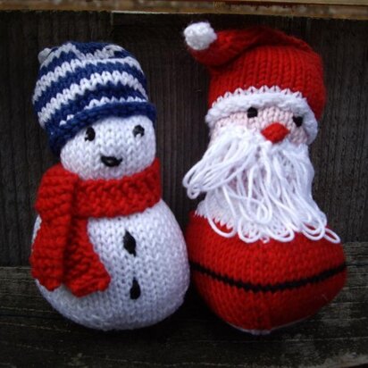 Santa and Snowman Stocking Filler Toys