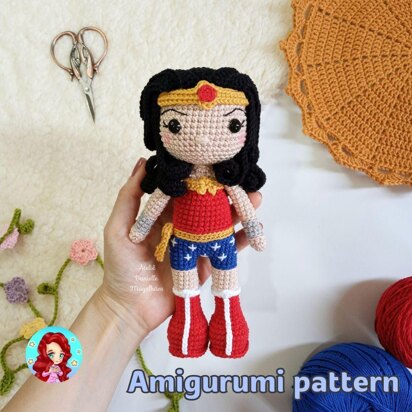 Wonder Woman Amigurumi Pattern